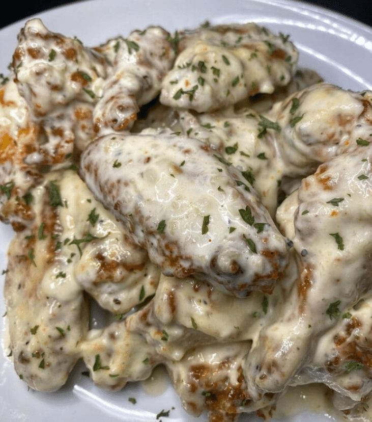 Alfredo Chicken Wings