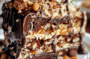 Snickers Poke Cake - Grandma's Recipes